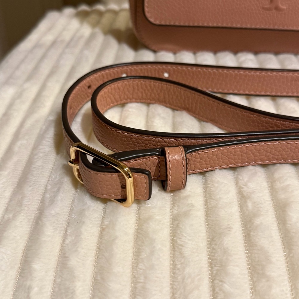 Tory Burch Thea flap crossybody bag in Pink Moon - Picture 11 of 11